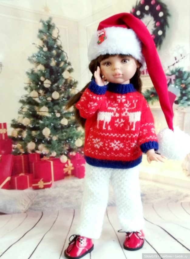 Рождественский свитер с оленями для паолочки (фото 4)