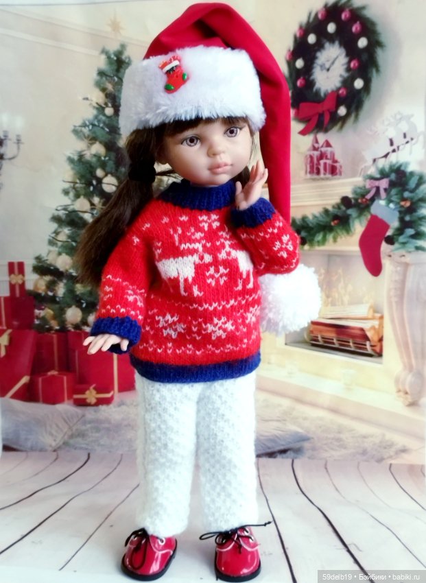 Рождественский свитер с оленями для паолочки (фото 2)