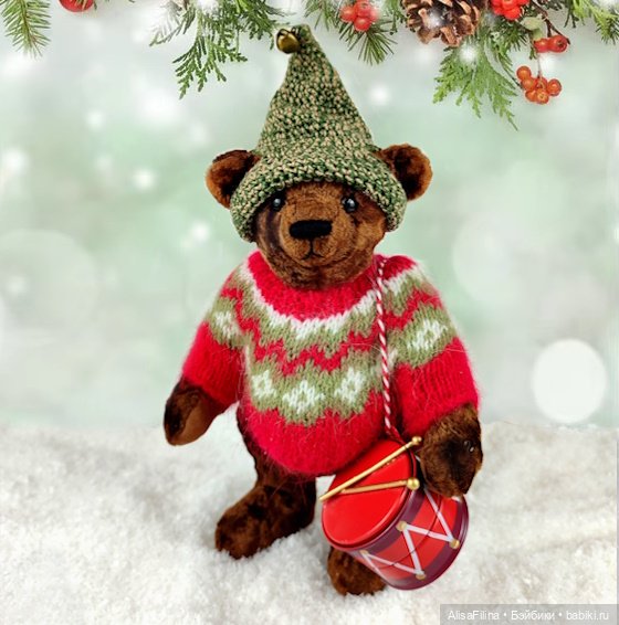 Мишка Тедди Гномик Тим — Авторские мишки Тедди и друзья: фото (фото 5)