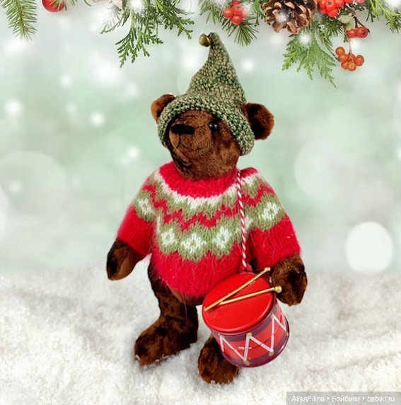 Мишка Тедди Гномик Тим — Авторские мишки Тедди и друзья: фото (фото 3)