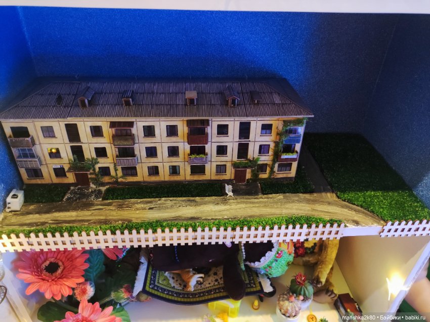 Полка со старым домом — Кукольные домики своими руками: фото (фото 7)