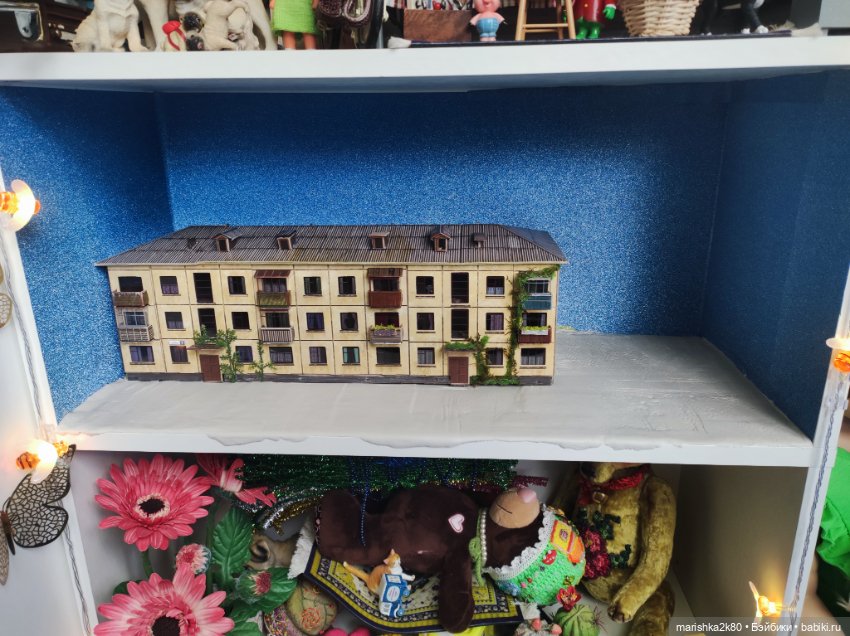 Полка со старым домом — Кукольные домики своими руками: фото (фото 2)