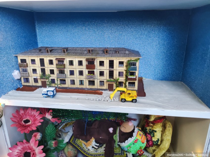 Полка со старым домом — Кукольные домики своими руками: фото (фото 4)