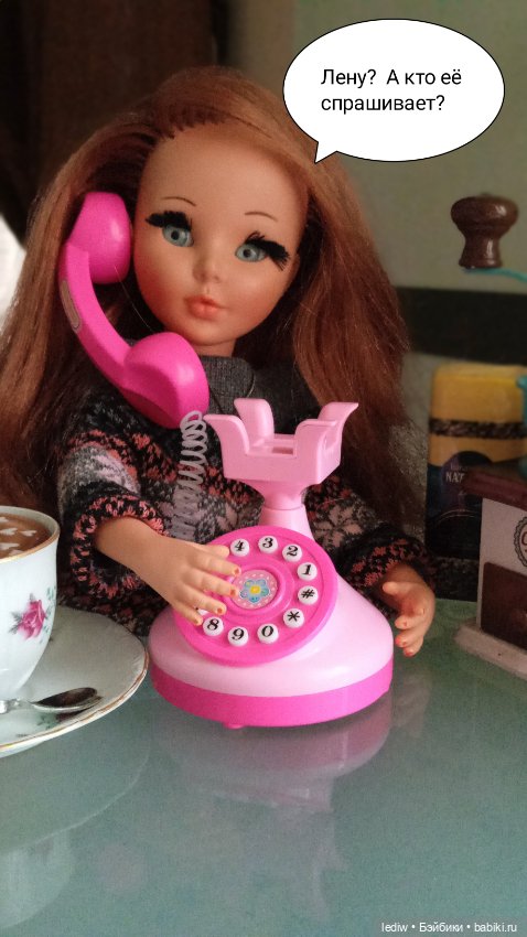 Новая жизнь старых кукол. Телефон (фото 8)