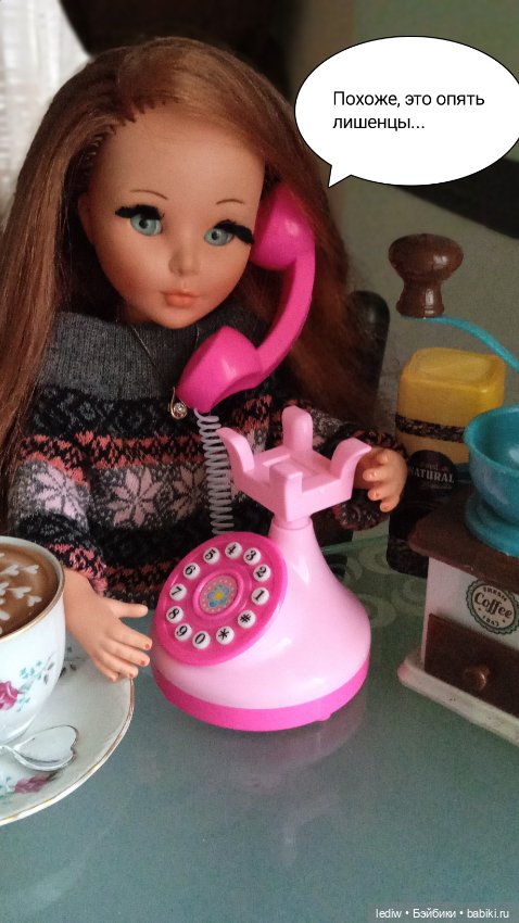 Новая жизнь старых кукол. Телефон (фото 9)