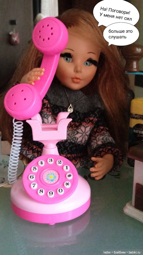 Новая жизнь старых кукол. Телефон (фото 10)