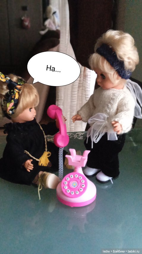 Новая жизнь старых кукол. Телефон (фото 3)