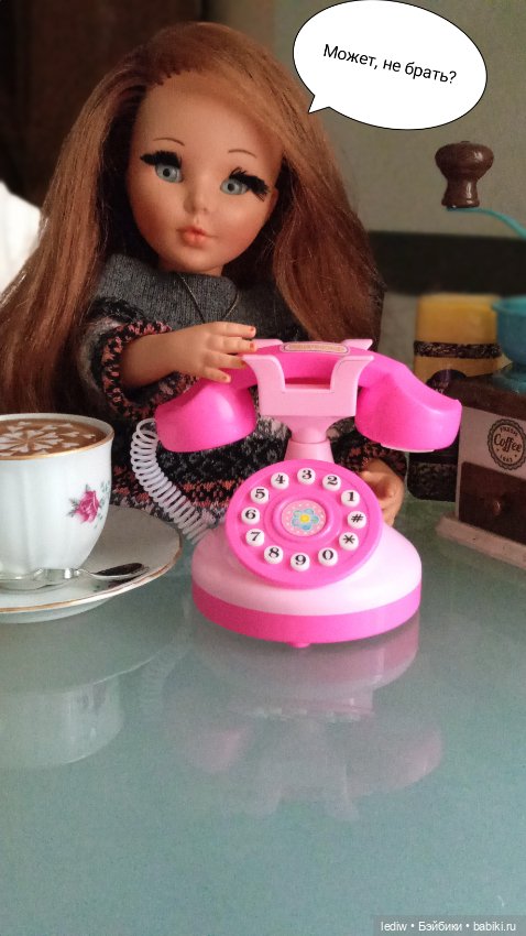 Новая жизнь старых кукол. Телефон (фото 7)