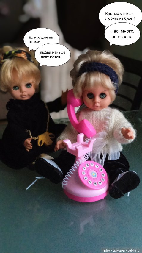 Новая жизнь старых кукол. Телефон (фото 5)