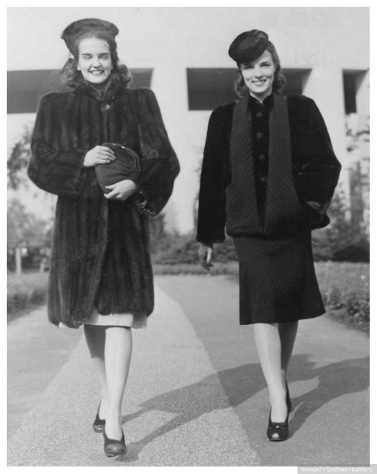 Зимняя мода 1940х — Культура (фото 3)