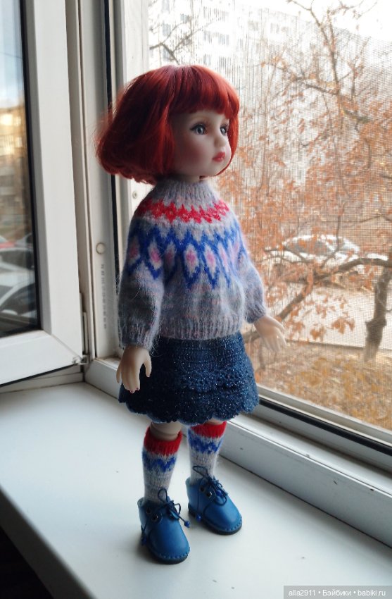 Пара уютных комплектов — Одежда и обувь для кукол своими руками: фото (фото 8)