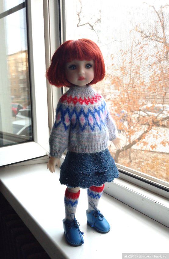 Пара уютных комплектов — Одежда и обувь для кукол своими руками: фото (фото 9)