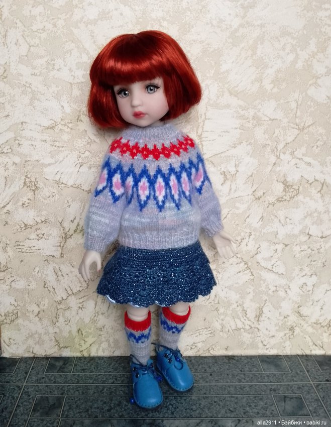 Пара уютных комплектов — Одежда и обувь для кукол своими руками: фото