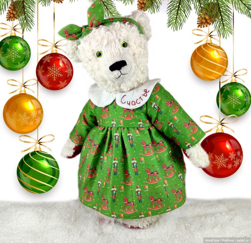 Мишка Тедди Ёлочка красавица (фото 3)