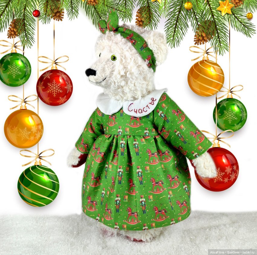 Мишка Тедди Ёлочка красавица (фото 5)