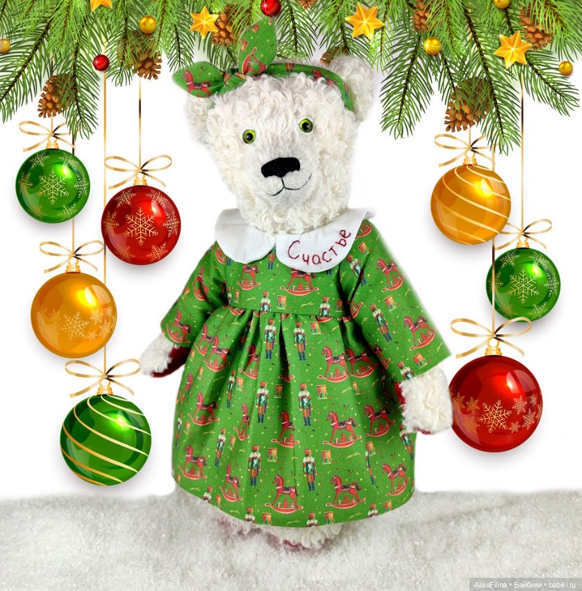 Мишка Тедди Ёлочка красавица