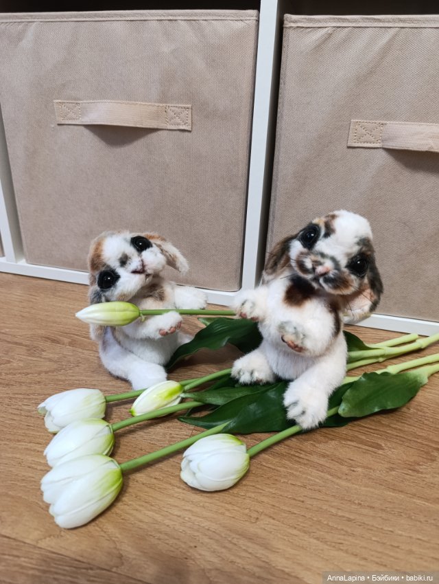 Зайки ❤️❤️❤️ — Домашние фото авторских игрушек: Тедди (фото 2)