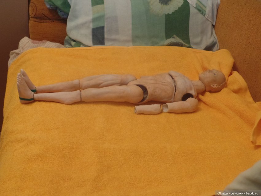 Продолжаю лепить куклу-бжд (фото 4)