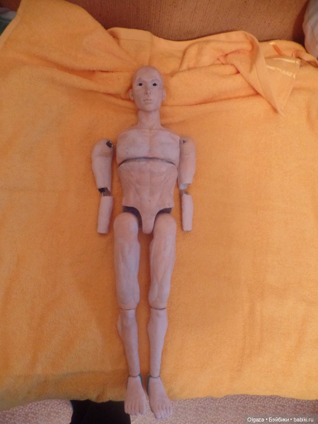 Продолжаю лепить куклу-бжд (фото 3)