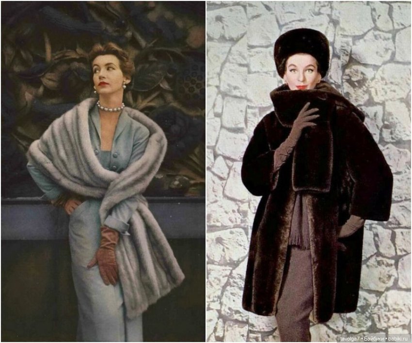 Зимняя мода 1950х — Культура (фото 8)