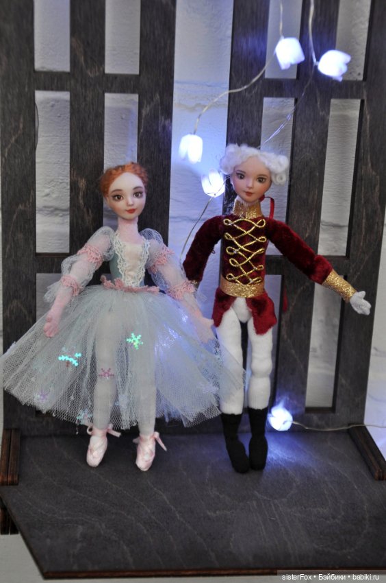 Куколки-болтушки на елку — Авторские миниатюрные куклы: лепка