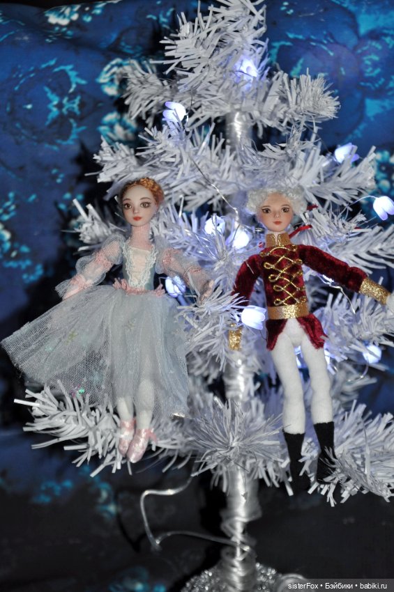 Куколки-болтушки на елку — Авторские миниатюрные куклы: лепка (фото 4)