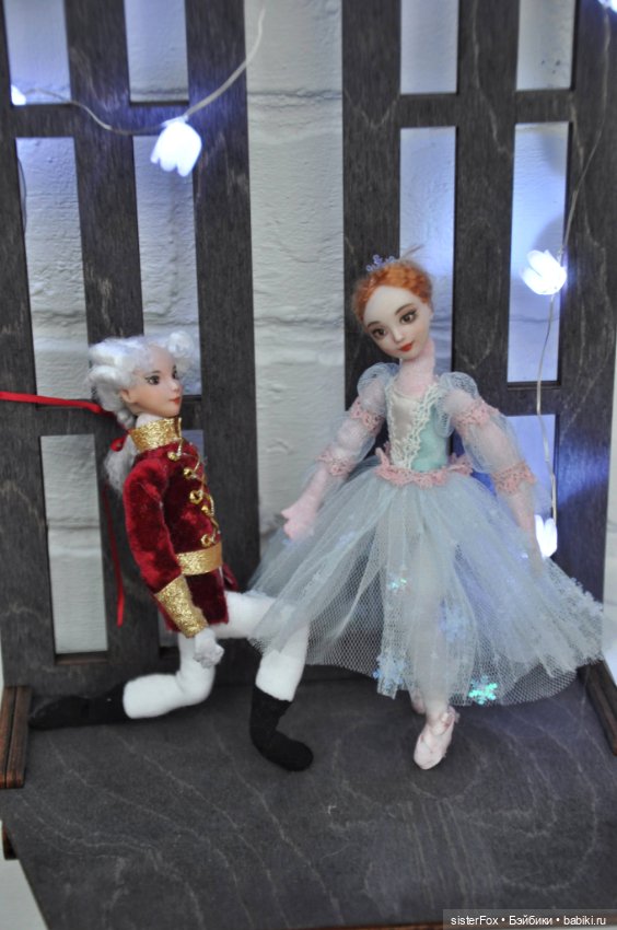 Куколки-болтушки на елку — Авторские миниатюрные куклы: лепка (фото 3)