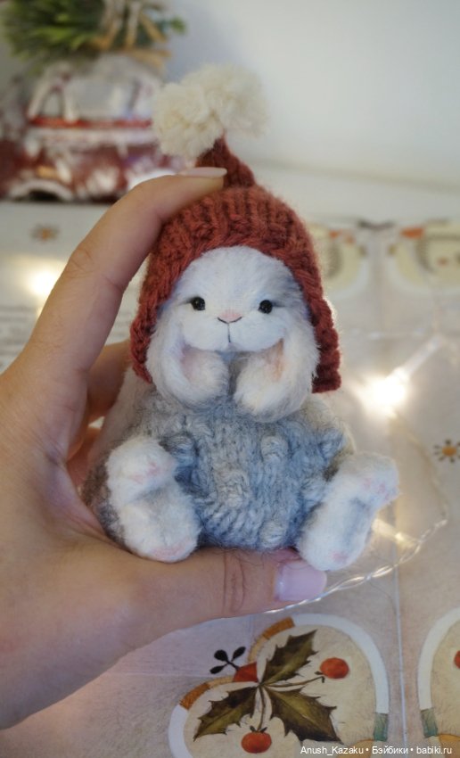 Зайчик Эмиль ❤️ — Авторские мишки Тедди и друзья: фото (фото 3)