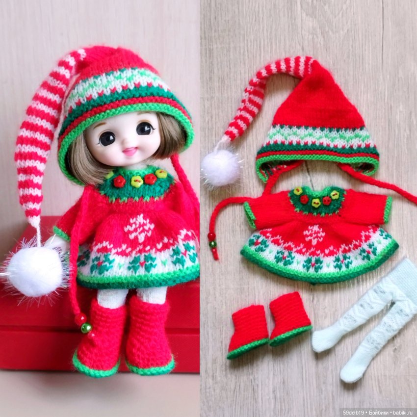 Ещё одна рождественская парочка - Гномушка и Снежинка