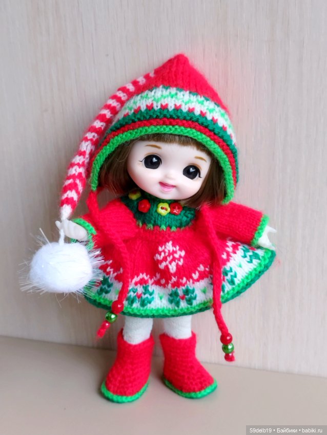 Ещё одна рождественская парочка - Гномушка и Снежинка (фото 6)