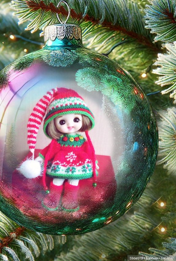 Ещё одна рождественская парочка - Гномушка и Снежинка (фото 3)