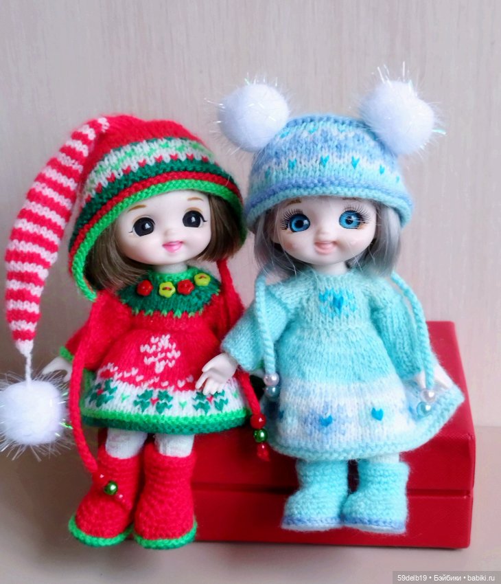 Ещё одна рождественская парочка - Гномушка и Снежинка