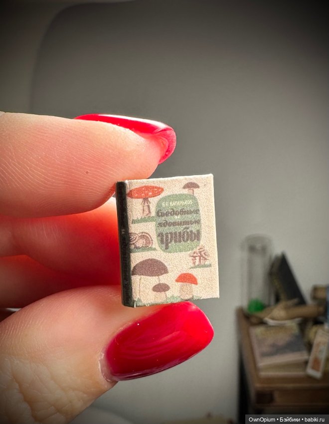 Миниатюра книги 1,6см — Кукольная миниатюра своими руками: еда (фото 5)