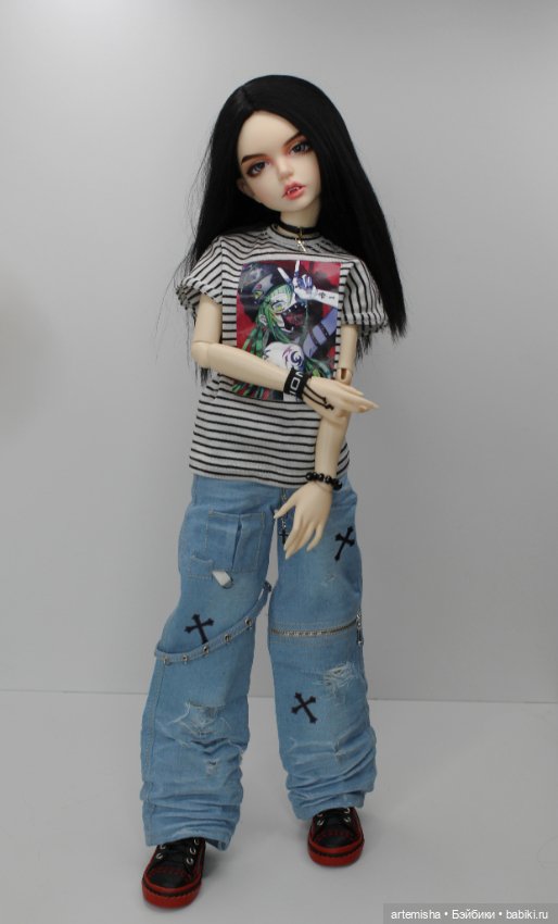 Новенькая, вампирша Лиза — Гибридизация кукол BJD (БЖД): пересадка головы (фото 3)