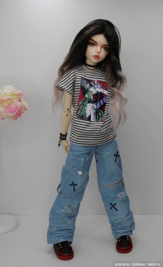 Новенькая, вампирша Лиза — Гибридизация кукол BJD (БЖД): пересадка головы (фото 8)