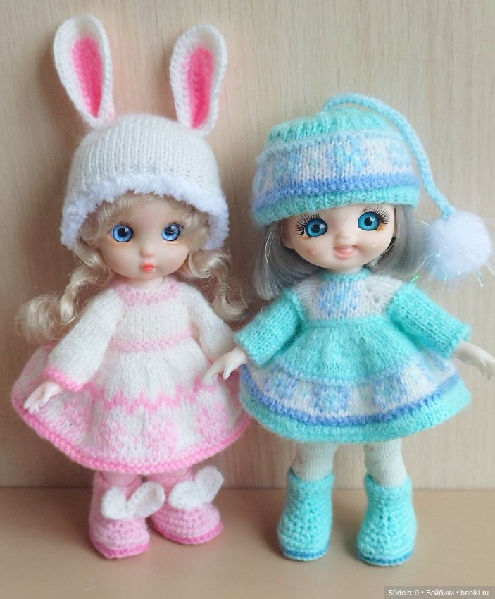 Новогодний костюм для баболечки 15 см "Снежинка" (фото 9)