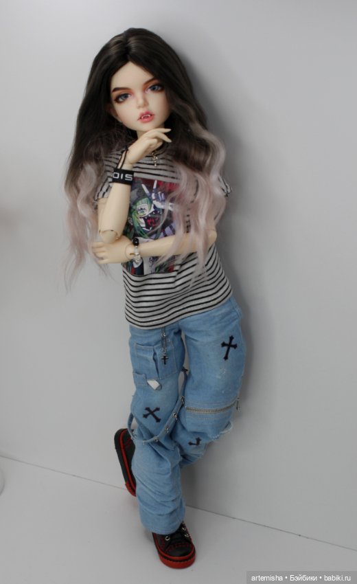 Новенькая, вампирша Лиза — Гибридизация кукол BJD (БЖД): пересадка головы (фото 7)