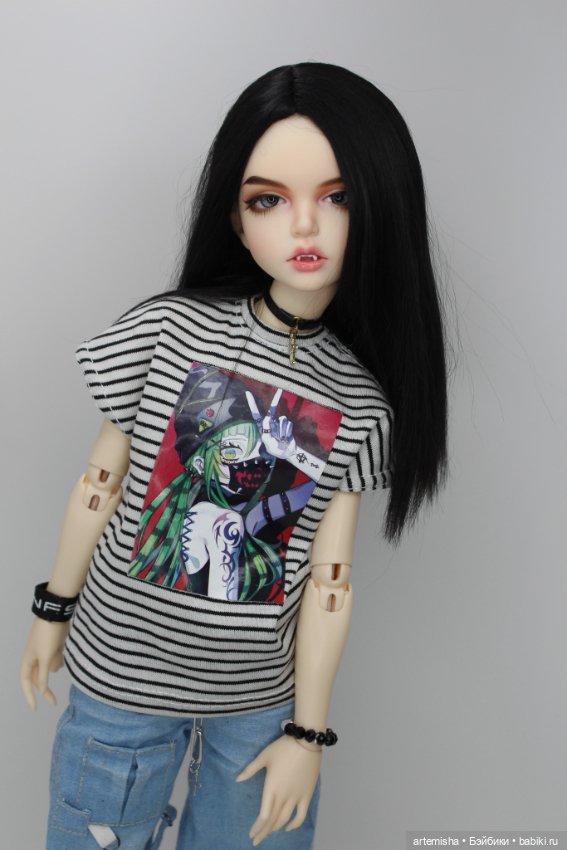 Новенькая, вампирша Лиза — Гибридизация кукол BJD (БЖД): пересадка головы (фото 2)