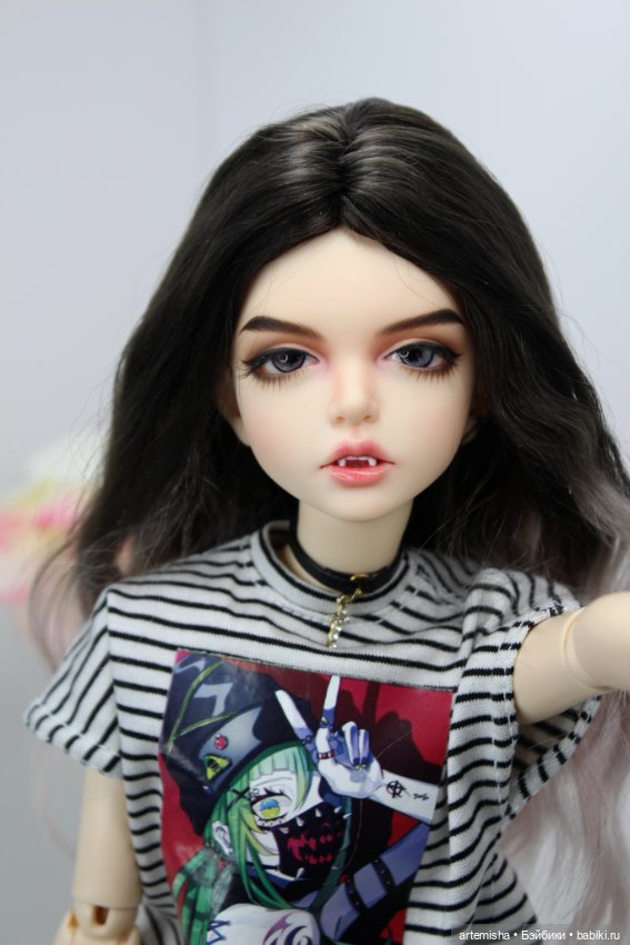 Новенькая, вампирша Лиза — Гибридизация кукол BJD (БЖД): пересадка головы (фото 5)