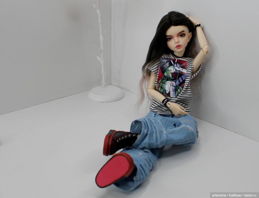 Новенькая, вампирша Лиза — Гибридизация кукол BJD (БЖД): пересадка головы (фото 9)