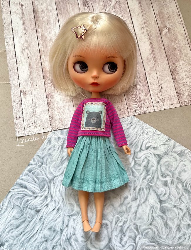 Полосатая тема — Одежда и обувь для кукол своими руками: фото (фото 2)