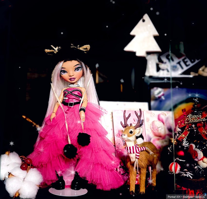 Радужная часть куклосемейства радуется огонёчкам 🌟 (фото 4)