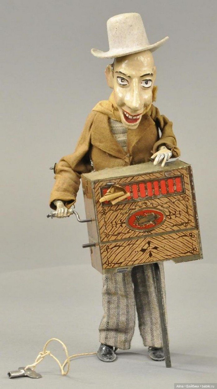 Заводной шарманщик — Антикварные автоматоны и механические куклы: Vichy