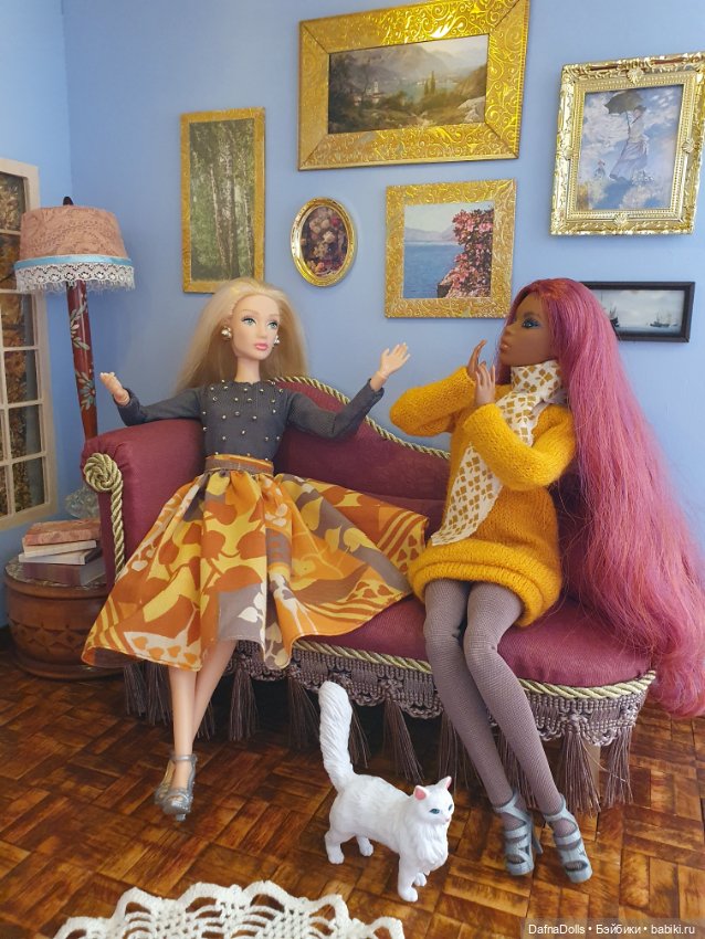 Румбокс продолжение. Потолок и люстры, новый набор мебели и картины (фото 4)