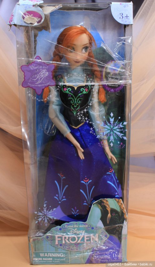 Поющая Анна из "Холодного сердца" от Disney