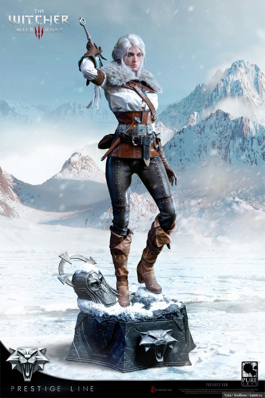 PureArts - статуя Цири в масштабе 1/2 из игры «Ведьма́к 3 (фото 6)