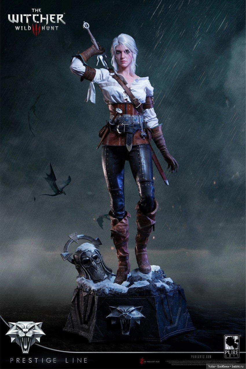 PureArts - статуя Цири в масштабе 1/2 из игры «Ведьма́к 3 (фото 2)