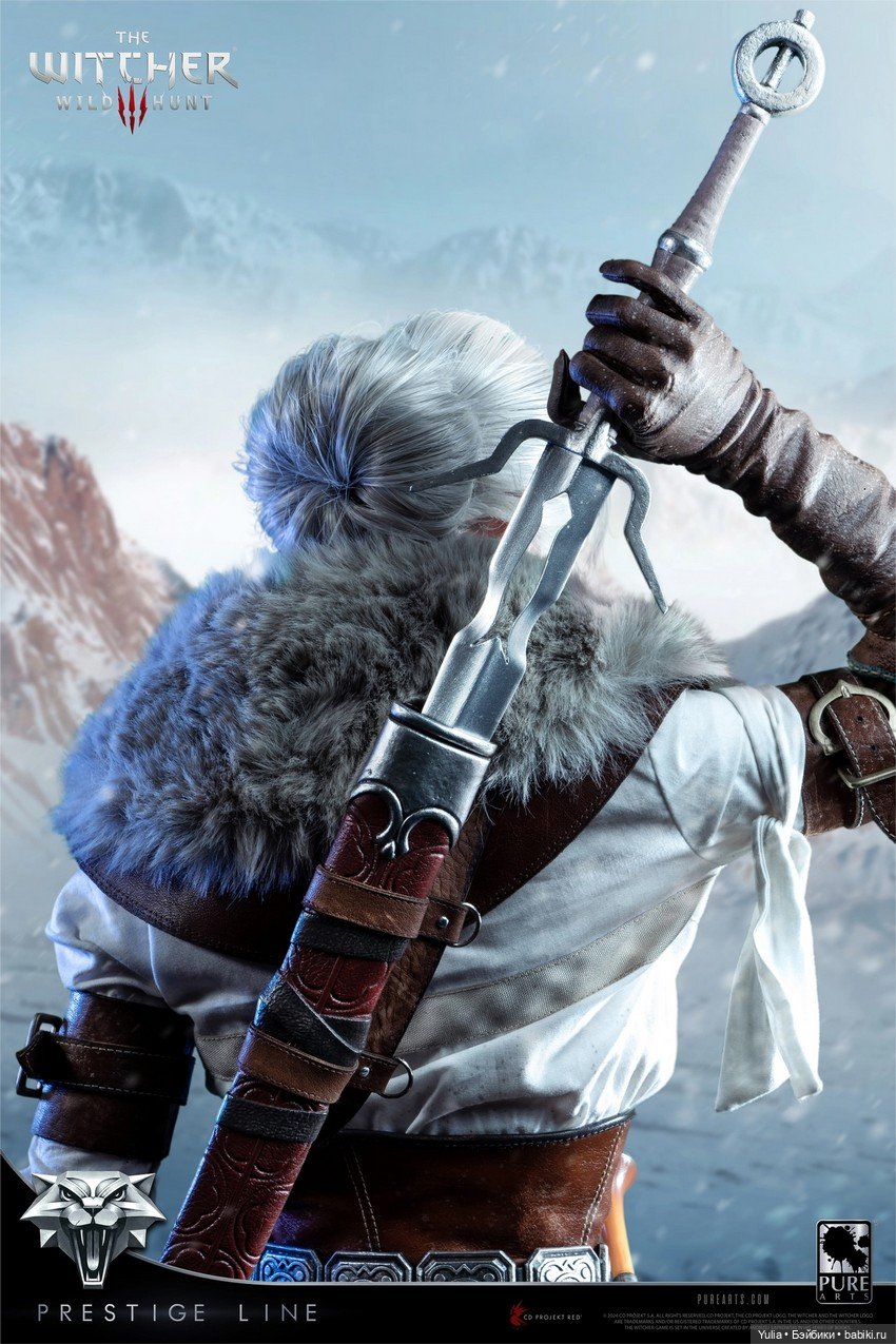 PureArts - статуя Цири в масштабе 1/2 из игры «Ведьма́к 3 (фото 7)