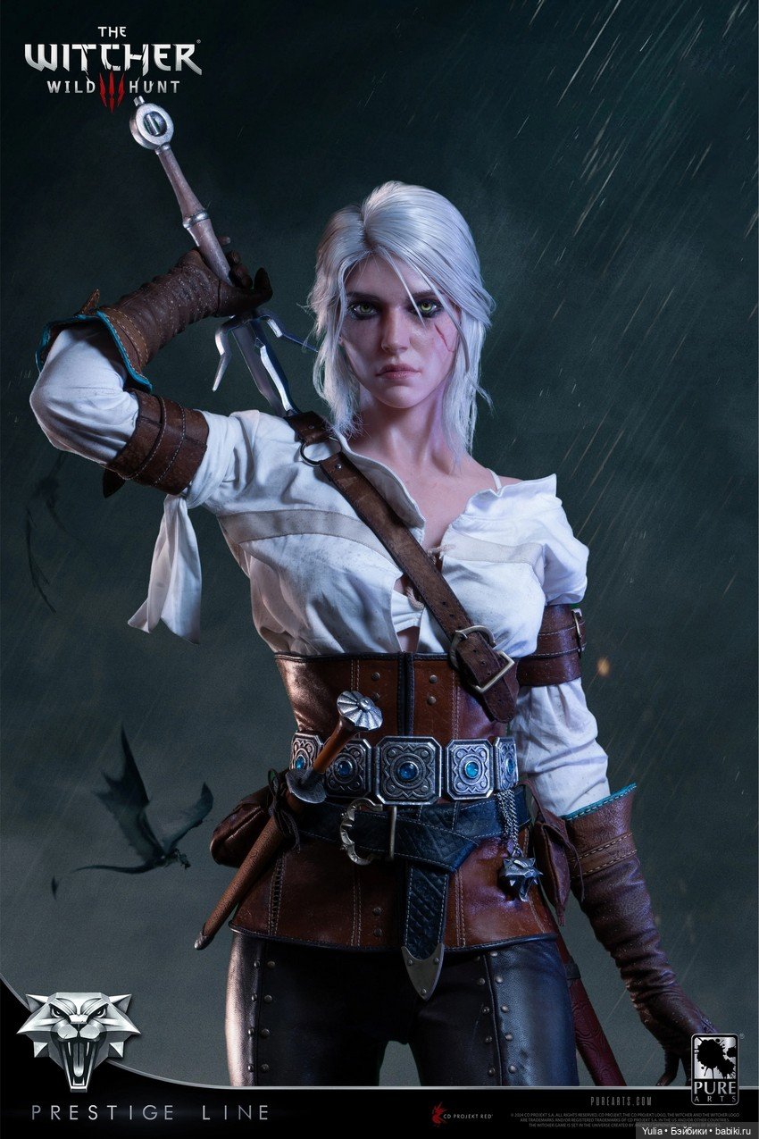 PureArts - статуя Цири в масштабе 1/2 из игры «Ведьма́к 3