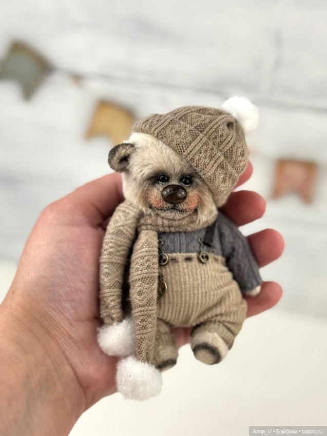 Тедди мишка Саша — Авторские мишки Тедди и друзья: фото (фото 2)